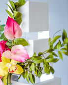 PropBundles - 30mm Square Ultra Polished Acrylic Cake Spacers - Prop Options