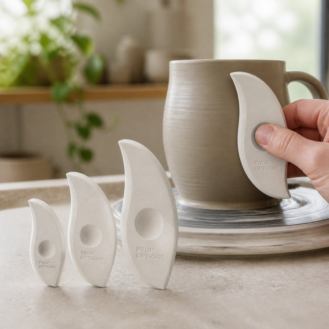 Prop Options curved mug rib set for wheel throwing