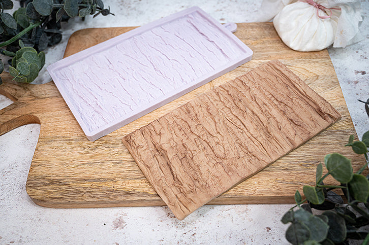 Rustic Woodland Bark Silicone Mould