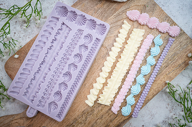 Large Lambeth Borders Silicone Mould