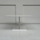 Outlet Square White Stiletto Cake Stand - 12" x 4" - Imperfect - Prop Options