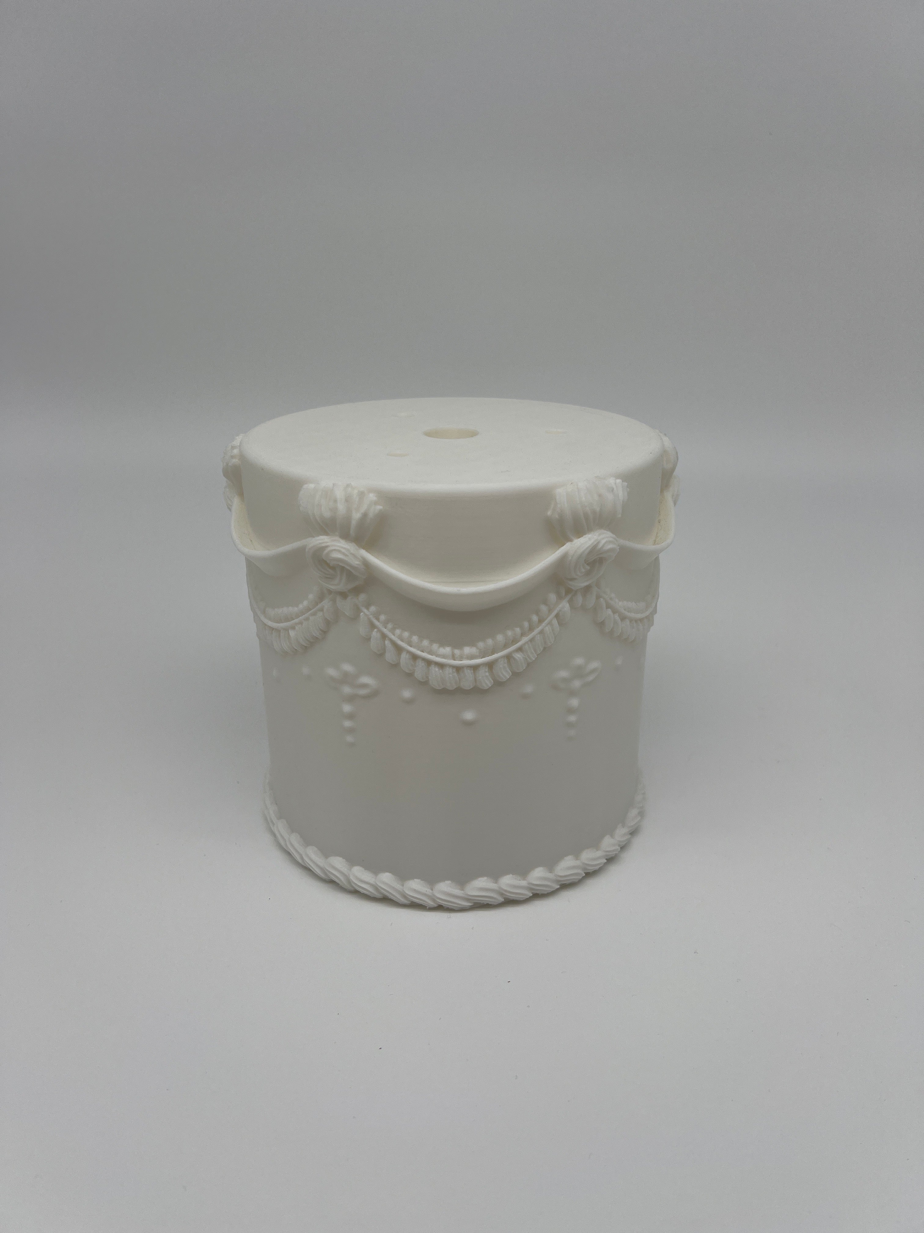 Outlet 6" x 6" Lambeth Tier - White - Misprint - Prop Options