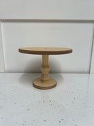 Outlet Original Wooden Pedestal - 8" Natural - Imperfect - Prop Options