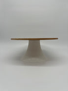 Outlet Bespoke Ash Top Plate with 3D White Pedestal - 12" Ash - Imperfect - Prop Options