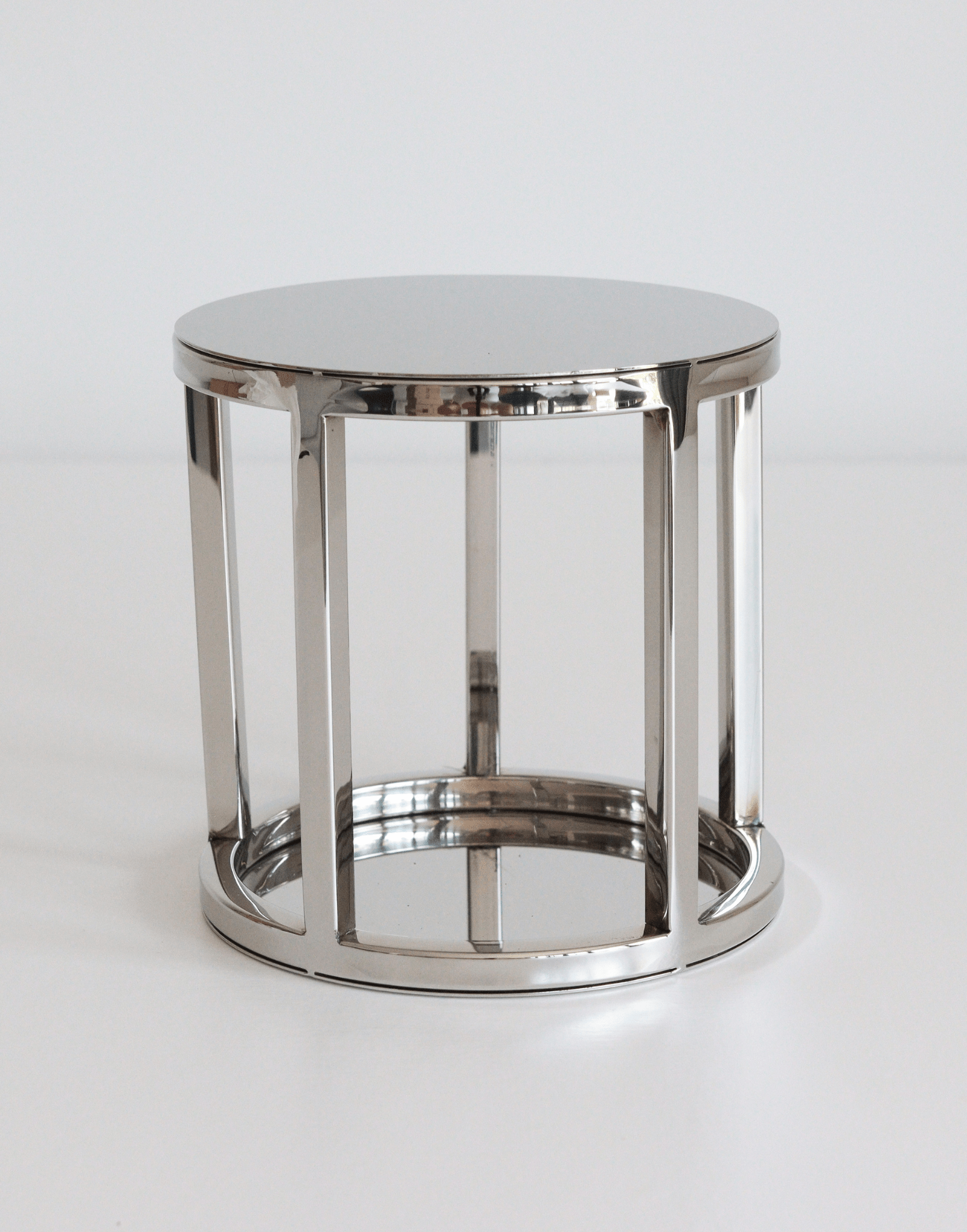 6" Round Metallic Cake Separator - Prop Options