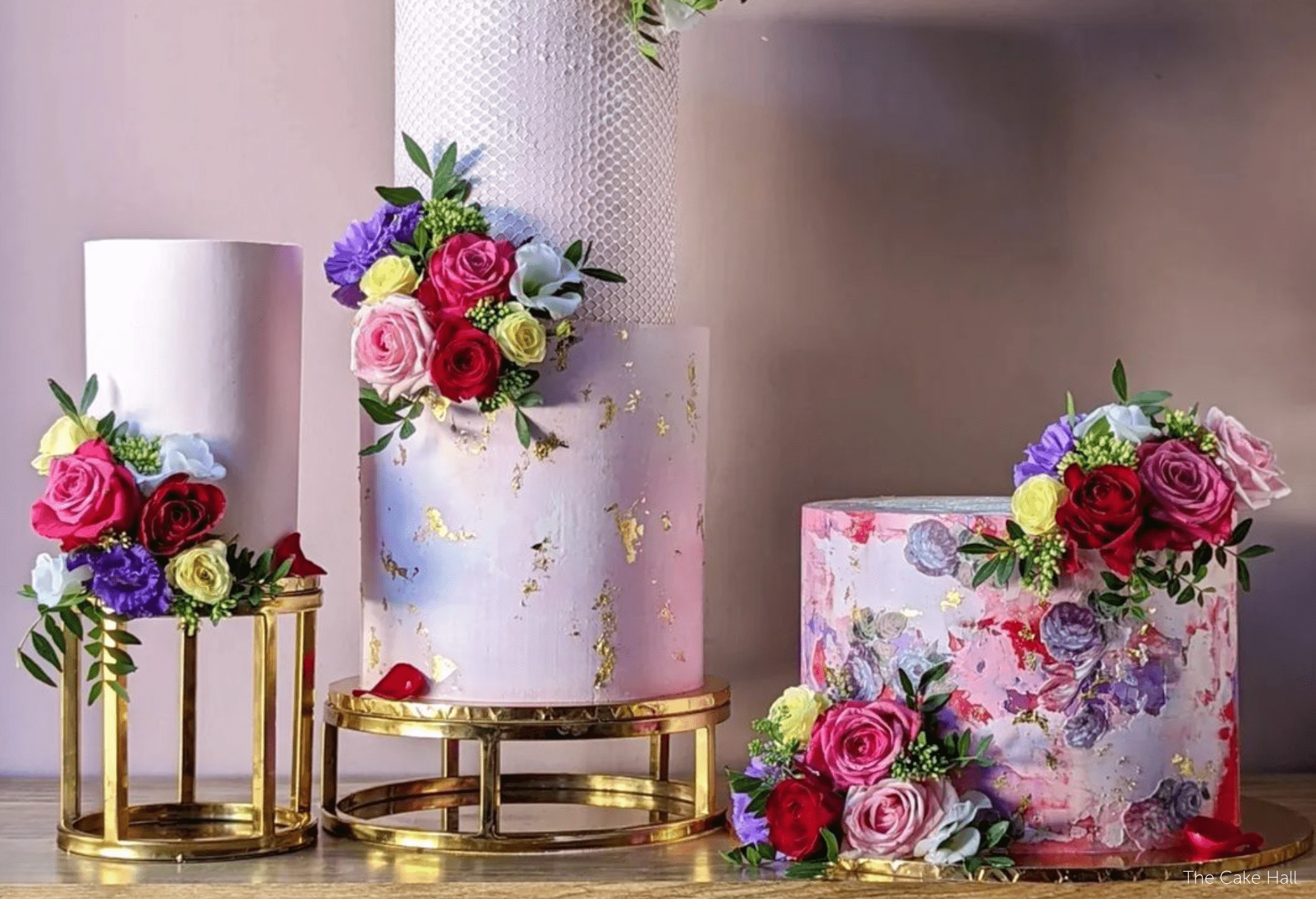 6" Round Metallic Cake Separator - Prop Options