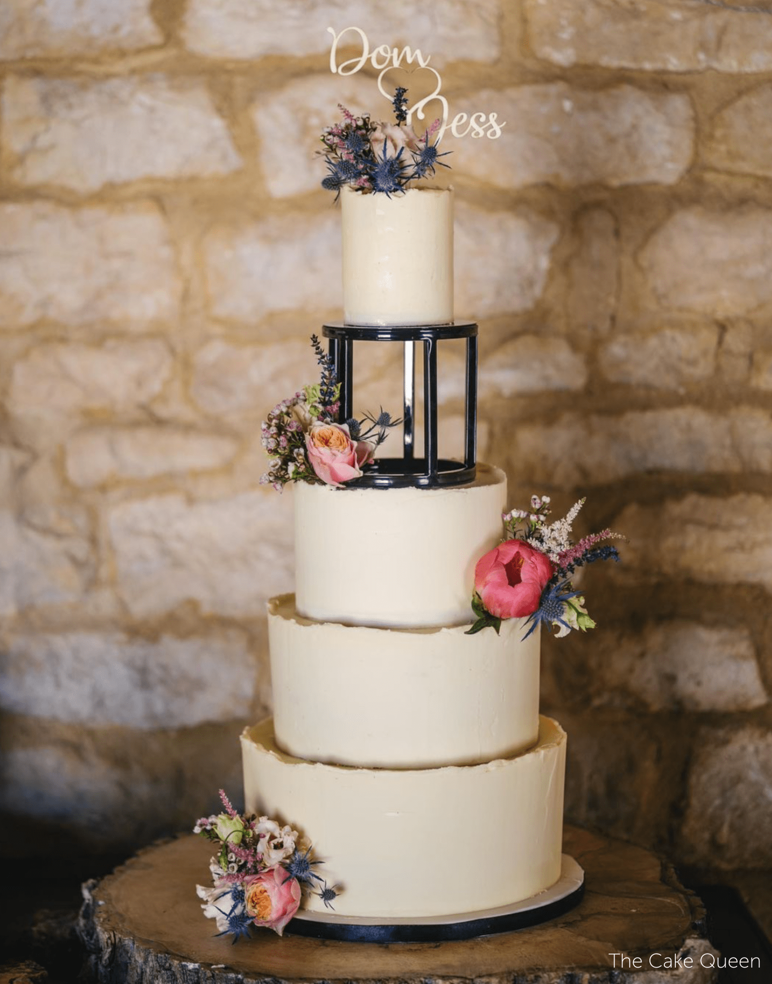 6" Round Metallic Cake Separator - Prop Options