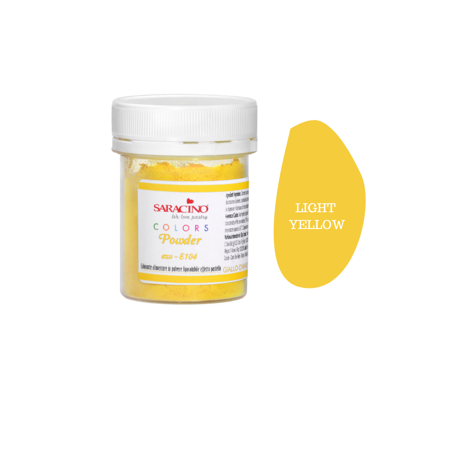 Light Yellow Edible Colour Dust – Fat Soluble Powder for Cakes