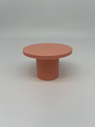 Outlet Reeded Cupcake Stand - Peach - Misprint - Prop Options