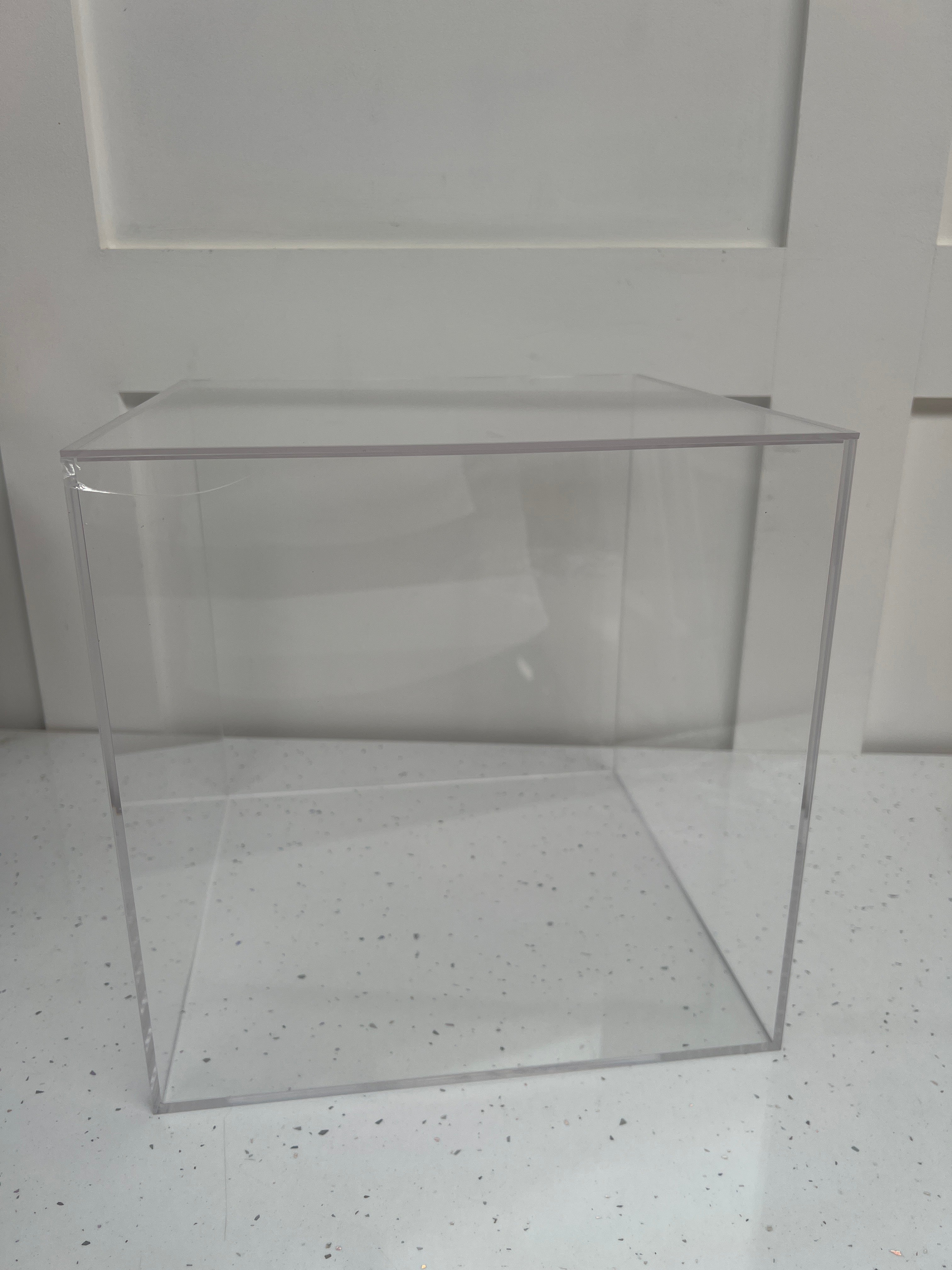 Outlet Square 12" x 12" Acrylic Plinth - Imperfect - Prop Options