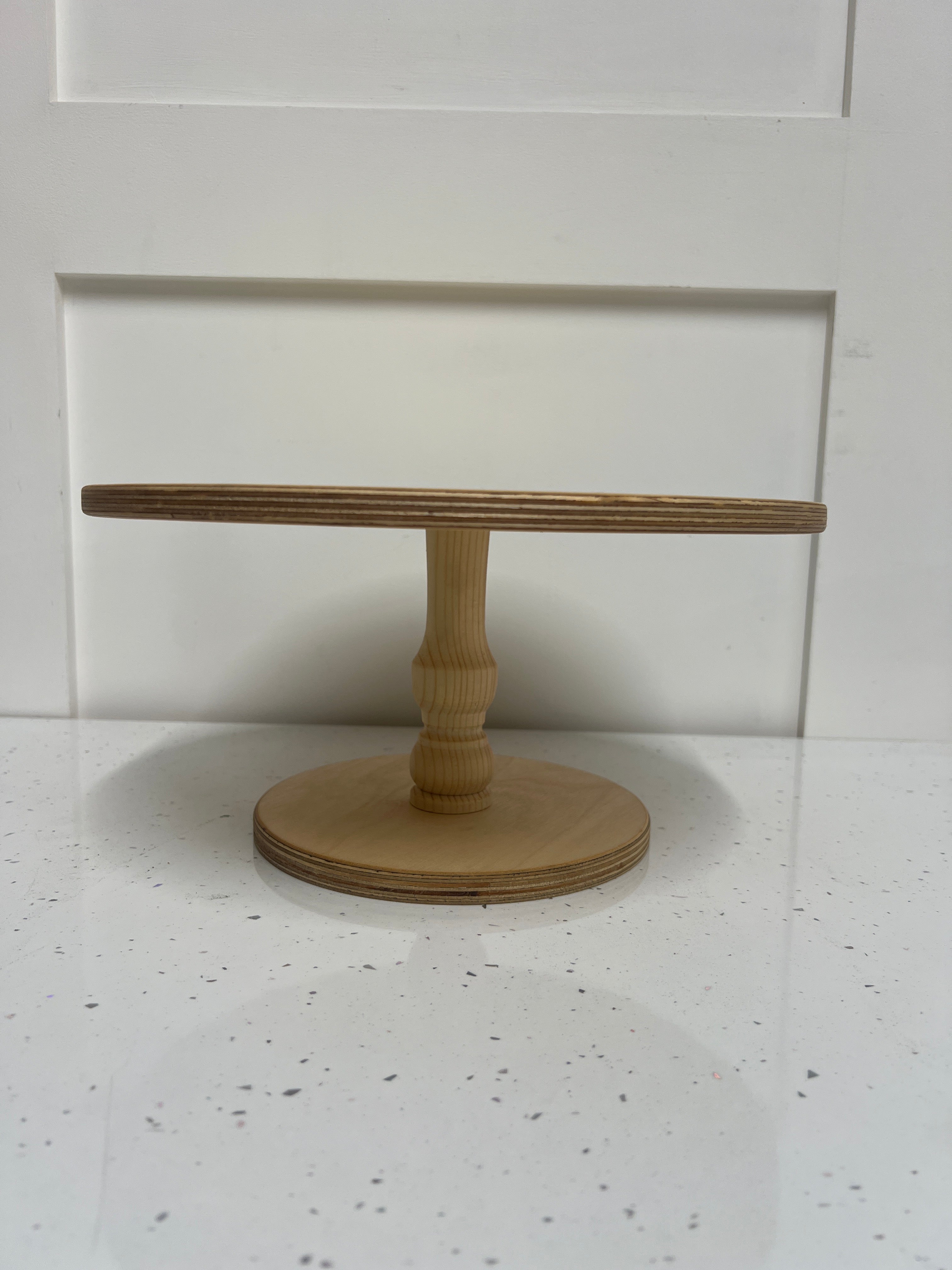 Outlet Original Wooden Pedestal - 12" Natural - Imperfect - Prop Options