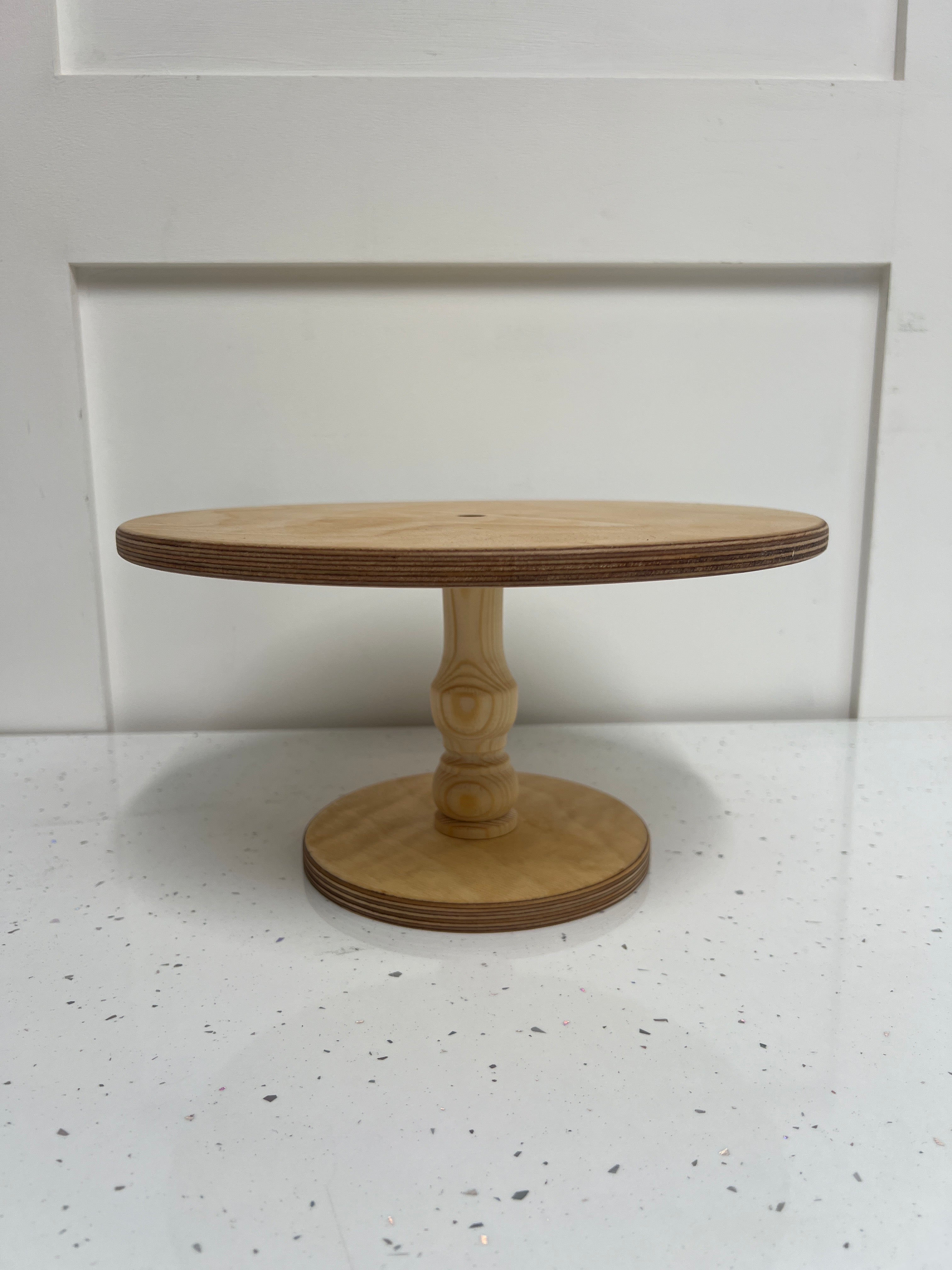 Outlet Original Wooden Pedestal - 11" Natural - Imperfect - Prop Options