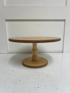 Outlet Original Wooden Pedestal - 11" Natural - Imperfect - Prop Options