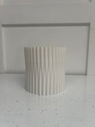 Outlet 6" x 6" Round Corset Cake Separator - White - Misprint - Prop Options