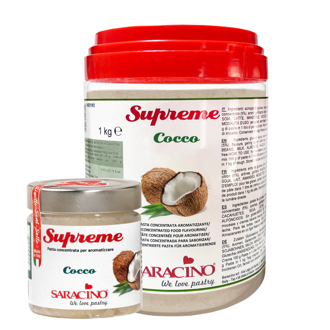 Saracino Coconut Food Flavour Paste - 200g & 1kg