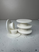 Outlet 3" Short Cupcake Stand - White - Clearance - Sets of 5 - Prop Options
