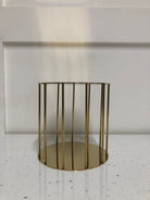 Outlet Small Metallic Gold Birdcage Cake Separator - Imperfect - Prop Options
