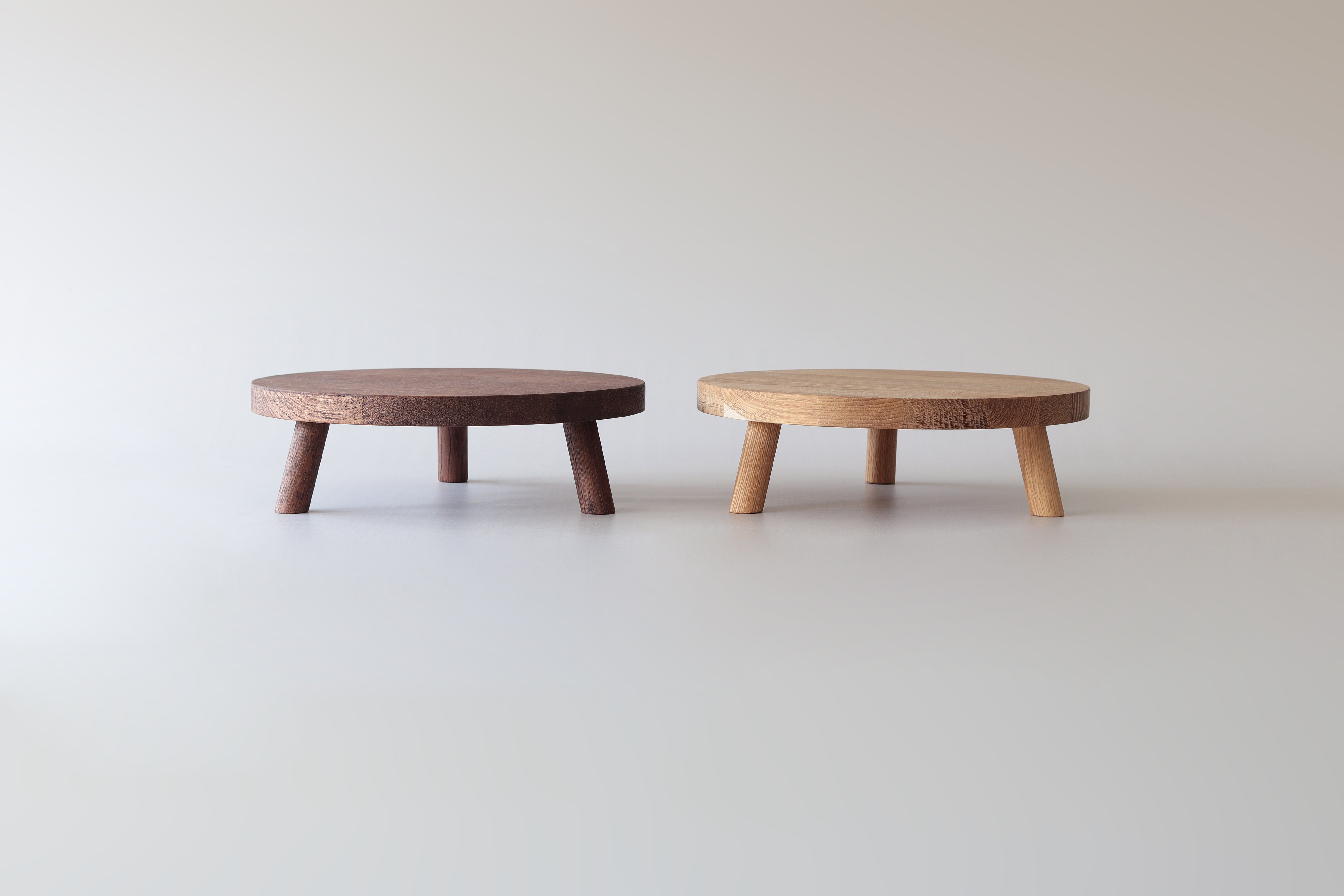 Solid Oak Tripod Cake Stand - Prop Options