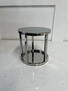 Outlet 6" Round Metallic Silver Cake Spacer - Imperfect - Prop Options