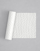 No.51 Tide mini 4" texture rolling pin with its pattern rolled out on white fondant - Prop Options