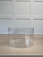 Outlet 9" x 4" Round Acrylic Fillable Clear Tier Separator - Imperfect - Prop Options