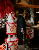 Silver Column Separator - Valentines Cake Flourish & Flotts