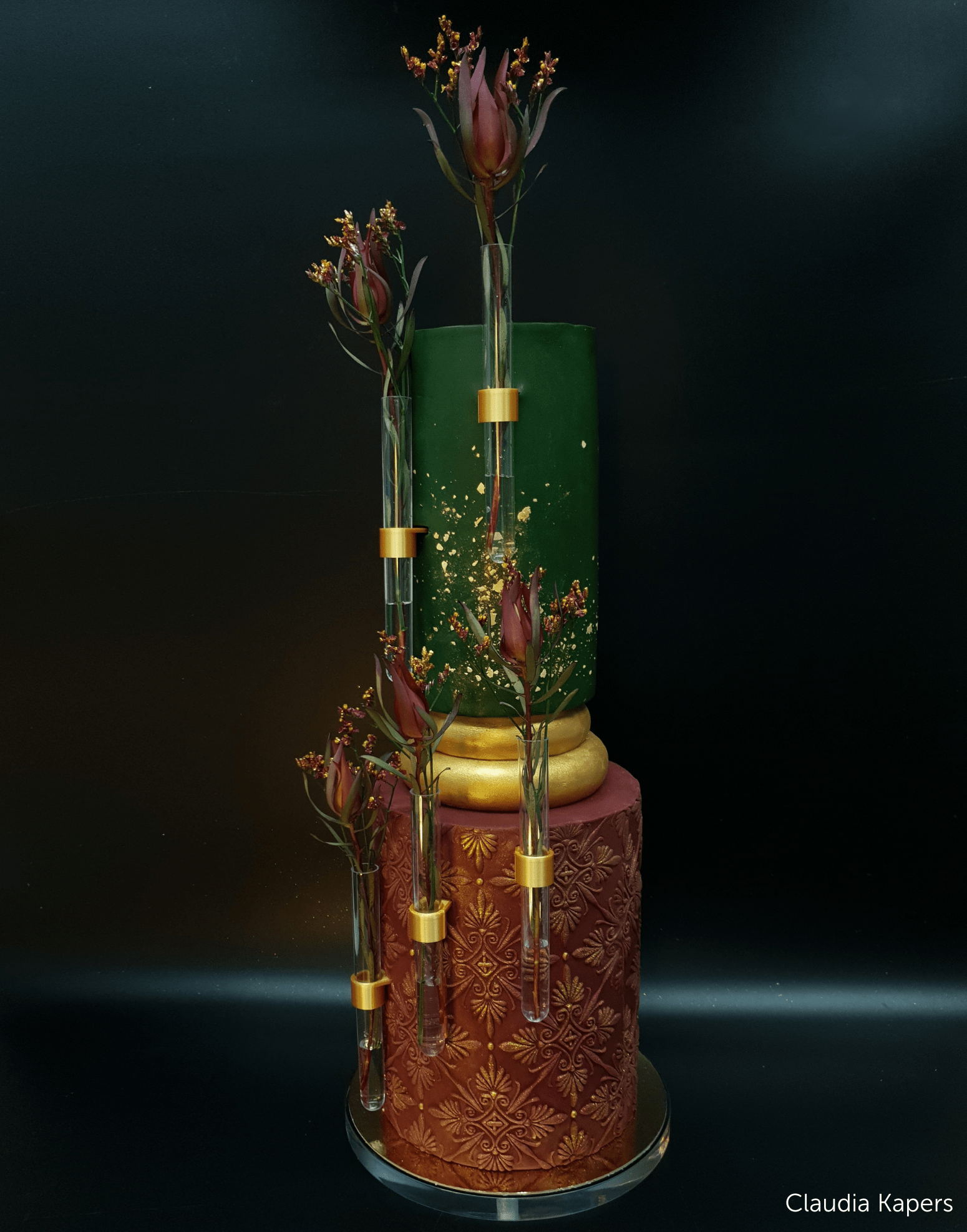 Floating Floral Vial Holders - Set of 5 - Prop Options