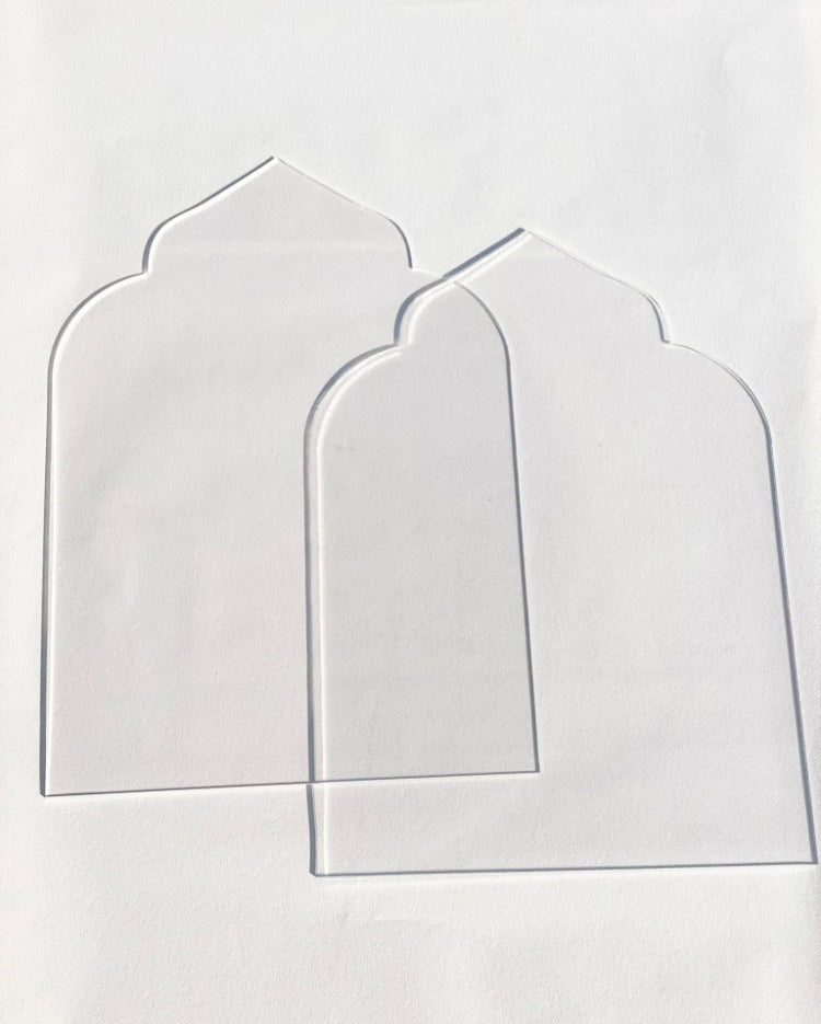 Original Trefoil Arch Cake Guides - Prop Options