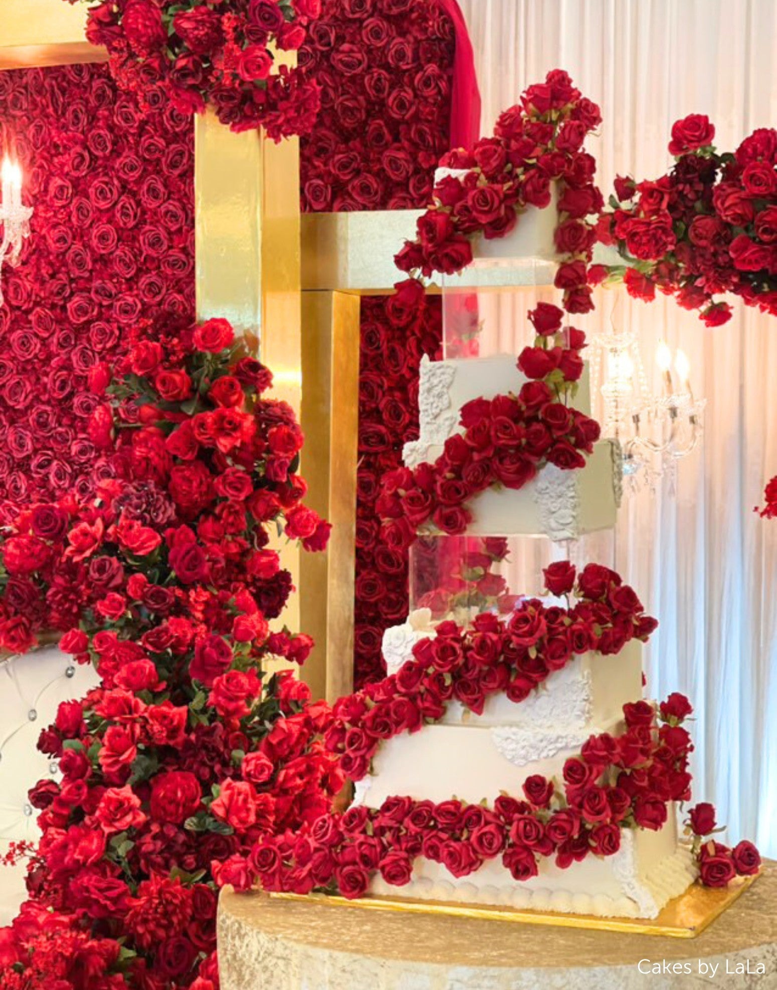 Square Acrylic Fillable Clear Tiers - Prop Options