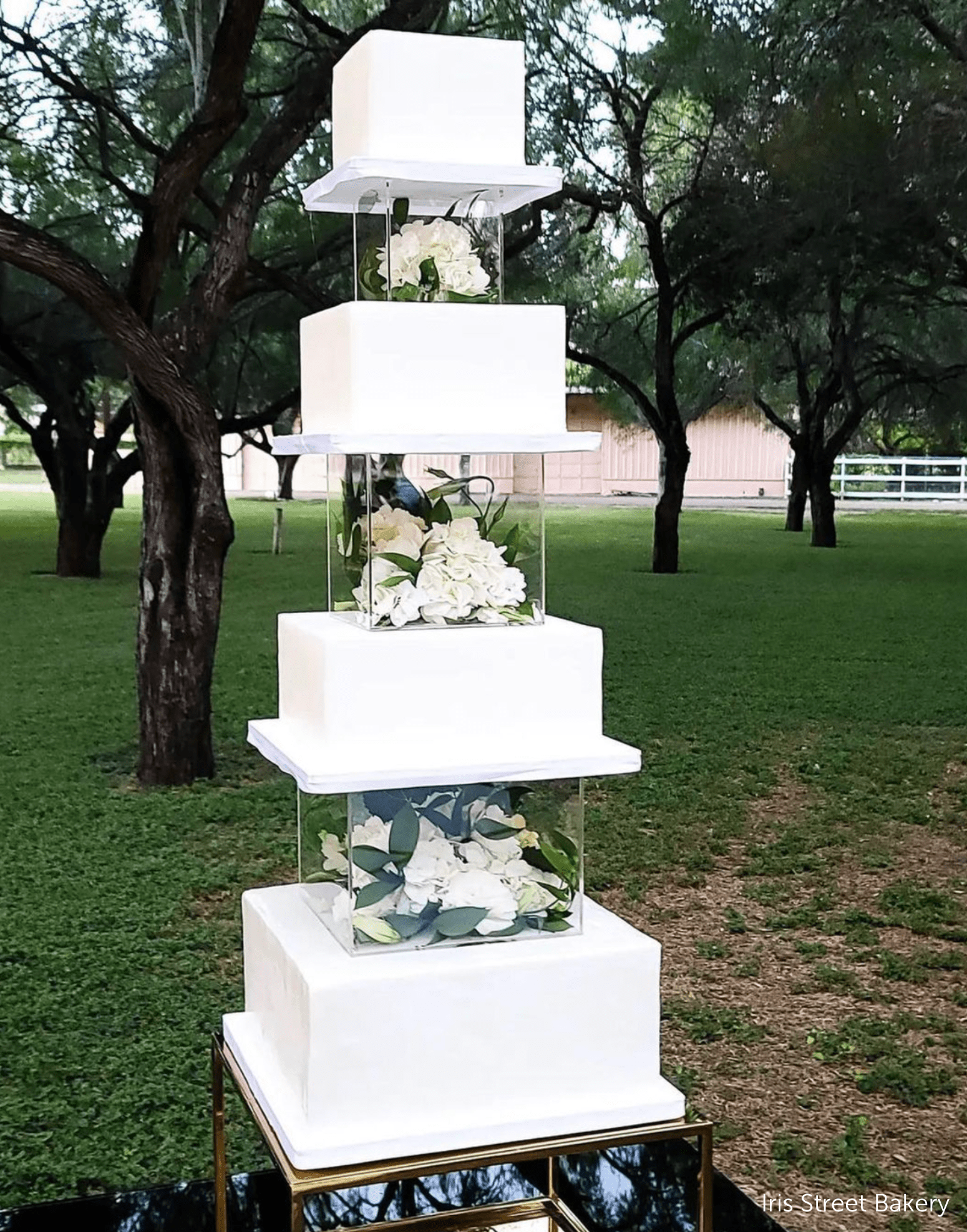 Square Acrylic Fillable Clear Tiers - Prop Options