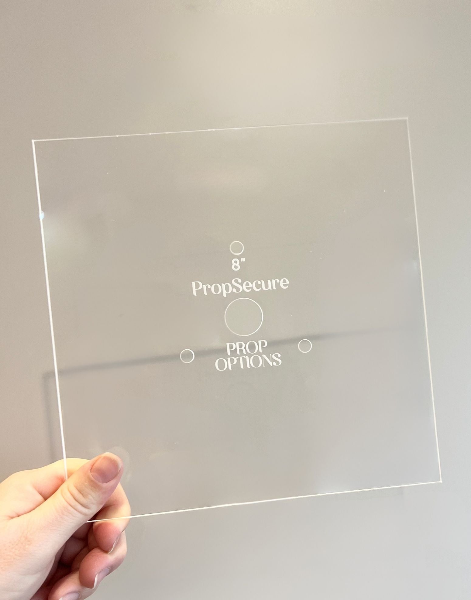 Square Premium Reusable Acrylic Cake Board - PropSecure® - Prop Options
